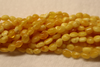 Baltic Amber Bead Strands, Natural Chubby Oval Butter-White, 9 - 12 grams 8 - 10 mm, 16" Alluregem E3068