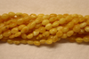 Baltic Amber Bead Strands, Natural Chubby Oval Butter-White, 9 - 12 grams 8 - 10 mm, 16" Alluregem E3068