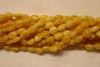 Baltic Amber Bead Strands, Natural Chubby Oval Butter-White, 9 - 12 grams 8 - 10 mm, 16" Alluregem E3068