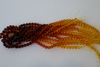 Baltic Amber Beads Strand, 6mm Round Ombre, Loose Beads 16" Alluregem E2317