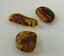 BALTIC AMBER PENDANT SMALL BROWN, PRICE IS FOR 3 ITEMS  6.26 gm ALLUREGEM S1866