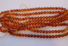 Natural Baltic Amber Beads, 50 Pieces, 8mm Round Lemon to Cherry 16" Alluregem E2826