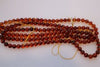 Natural Baltic Amber Beads, 50 Pieces, 8mm Round Lemon to Cherry 16" Alluregem E2826