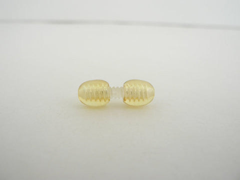 Screw Clasp for Amber Necklaces, 10 Pieces  Lemon S1180