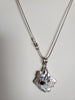 925 Sterling Silver Freshwater Pearl Pendant Necklace 18 " Alluregem S1022