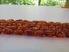 Natural Baltic Amber Bead Strands, Honey with Flecks, Large Long Oval 16" Alluregem E2208
