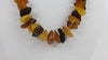 GENUINE BALTIC AMBER CHIPS NECKLACE, POLISHED ULTI-COLOR  30 gm  21 " ALLUREGEM S1321