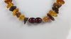 GENUINE BALTIC AMBER CHIPS NECKLACE, POLISHED ULTI-COLOR  30 gm  21 " ALLUREGEM S1321