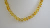 NATURAL BALTIC AMBER NECKLACE 15 gm, 8.5 mm LEMON 18"  ALLUREGEM  S1574