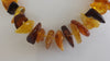 BALTIC AMBER NECKLACE GRADUATED CHIPS, 29 gm 10-20 mm 20 " ALLUREGEM S1024