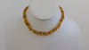 NATURAL BALTIC AMBER BEADS NECKLACE, HONEY , 8-10 gm 13 "  ALLUREGEM S1381