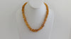 GENUINE BALTIC AMBER CHIPS NECKLACE POLISHED HONEY 25 gm 19 " ALLUREGEM S167