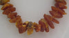 GENUINE BALTIC AMBER NECKLACE HONEY RAW CHIPS  79  gm 16-22 mm 28"  ALLUREGEM S1732