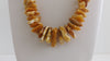 GENUINE BALTIC AMBER NECKLACE POLISHED MULTI-COLOR CHIPS 67  gm 26"  ALLUREGEM S1756