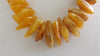 Large POLISHED Chips Baltic Amber Necklace MULTI-COLORED 60 gm  25 "  ALLUREGEM S1408