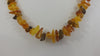 GENUINE BALTIC AMBER NECKLACE & BRACELET SET RAW 22-24 gm 22 " ALLUREGEM S1536