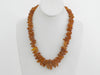 GENUINE BALTIC AMBER NECKLACE HONEY RAW CHIPS  50  gm 22"  ALLUREGEM S1735