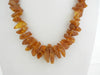 GENUINE BALTIC AMBER NECKLACE HONEY RAW CHIPS  50  gm 22"  ALLUREGEM S1735