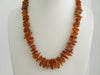 GENUINE BALTIC AMBER  NECKLACE, CHIPS,POLISHED  HONEY 27-31 gm 21 " ALLUREGEM S1520