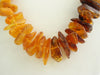 POLISHED BALTIC AMBER CHIPS NECKLACE, MULTI-COLOR 77-83 gm 28" Alluregem S1052