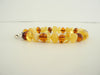 Genuine Baltic Amber Bracelet, 925 Sterling Silver, 11 gm 8 " ALLUREGEM S1671