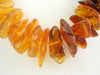 POLISHED BALTIC AMBER CHIPS NECKLACE, MULTI-COLOR 77-83 gm 28" Alluregem S1052