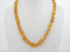 NATURAL RAW BALTIC AMBER NECKLACE CHIPS,  15-17 gm 10.5-12.5 mm 22 " ALLUREGEM S1370