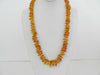 Large POLISHED Chips Baltic Amber Necklace HONEY 57 gm  26"  ALLUREGEM S1393