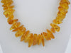 GENUINE BALTIC AMBER NECKLACE POLISHED HONEY  CHIPS  61  gm 27"  ALLUREGEM S1798