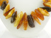 Large Polished Chips Baltic Amber Necklace 70-80 gm 16-23 mm 30"  ALLUREGEM S1571