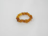 NATURAL RAW BALTIC AMBER STRETCH BRACELET HONEY 21.5 gm,  7.5 " ALLUREGEM S1530