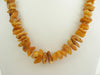 GENUINE BALTIC AMBER NECKLACE HONEY RAW CHIPS  44  gm 22"  ALLUREGEM S1740