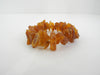 NATURAL RAW BALTIC AMBER CHIPS STRETCH BRACELET  HONEY 27 gm  7 "  ALLUREGEM S1810