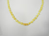 GENUINE BALTIC AMBER NECKLACE BUTTER, 9-10 gm 22"  ALLUREGEM S1541