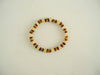 BALTIC AMBER STRETCH BRACELET MULTI-COLOR  6 gm 6-7  mm, 7 "  ALLUREGEM  S1694