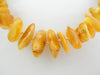 NATURAL BALTIC AMBER  NECKLACE CHIPS BUTTERSCOTCH 23 gm 21"  ALLUREGEM S1259