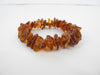 GENUINE BALTIC AMBER CHIPS STRETCH BRACELET HONEY   21 gm  7 "  ALLUREGEM S1762