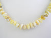 Genuine Baltic Amber Bead Necklace, Butter-White 14 gm 19  " ALLUREGEM S1813