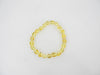 GENUINE BALTIC AMBER BEADS STRETCH BRACELET POLISHED LEMON  6.7 gm  8 "  ALLUREGEM S1767