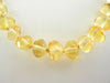 GENUINE  BALTIC AMBER  NECKLACE,LEMON  12 gm  21"  ALLUREGEM S1491