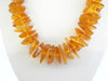 Large POLISHED Chips Baltic Amber Necklace LT HONEY 53 gm 29 "  ALLUREGEM S1417