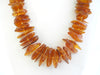 GENUINE BALTIC AMBER CHIPS NECKLACE POLISHED HONEY 76 gm 27 " ALLUREGEM S1656