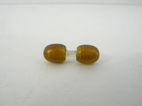 Screw Clasp for Amber Necklaces, 100 PIECES LT HONEY S1178