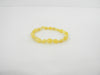 GENUINE BALTIC AMBER STRETCH BRACELET BUTTER 4-5 gm 7.5 " ALLUREGEM S1484