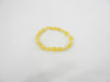 GENUINE BALTIC AMBER STRETCH BRACELET BUTTER 4-5 gm 7.5 " ALLUREGEM S1484