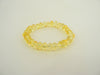 GENUINE BALTIC AMBER STRETCH BRACELET,CHUBBY ROUND LEMON 8"  ALLUREGEM  S1453