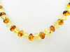 GENUINE BALTIC AMBER NECKLACE, MULTI-COLOR 10-12 gm  18" ALLUREGEM S1529