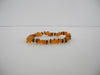 BALTIC AMBER STRETCH BRACELET CHIPS, MULTI-COLORED, 6.7 gm 7.5 " ALLUREGEM S1545