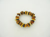 NATURAL BALTIC AMBER CHIPS  BRACELET POLISHED 24-27gm 7.5" ALLUREGEM  S1505