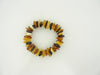 NATURAL BALTIC AMBER CHIPS  BRACELET POLISHED 24-27gm 7.5" ALLUREGEM  S1505